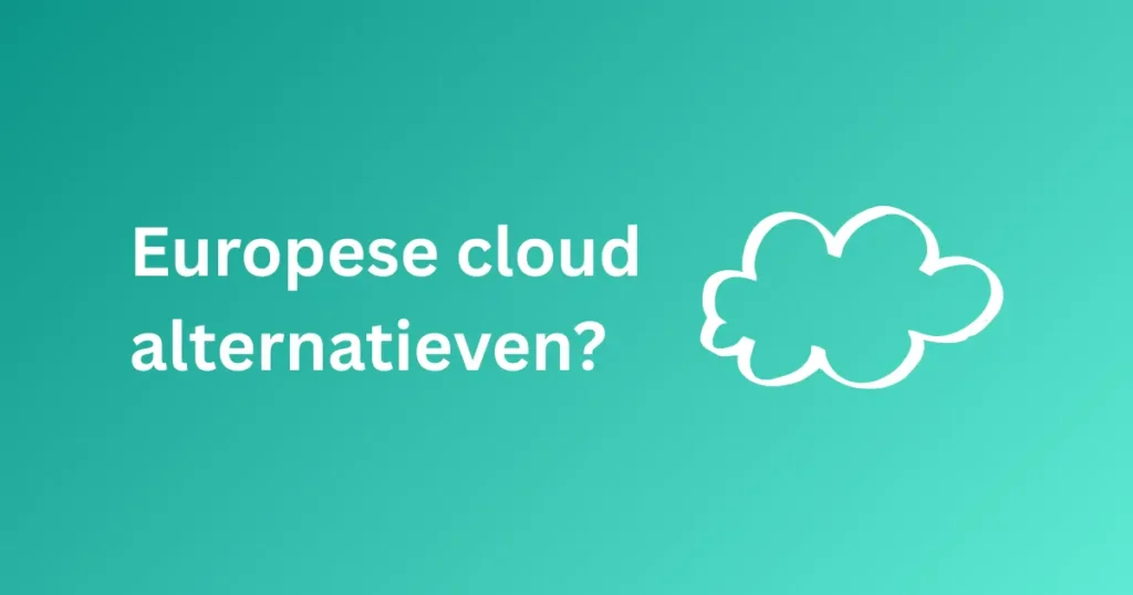 Featured image voor blogpost over Europese alternatieven voor Drive en Dropbox, zoals Jottacloud, Filen en Proton.