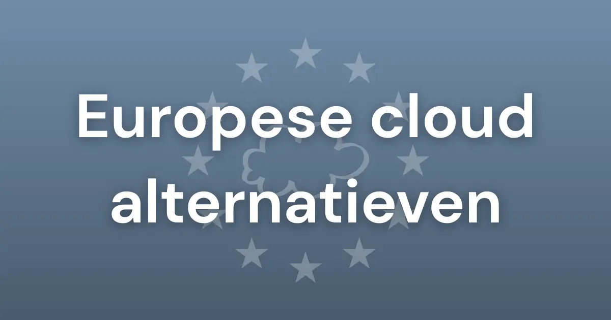 Featured image voor blogpost over Europese alternatieven voor Drive en Dropbox, zoals Jottacloud, Filen en Proton.